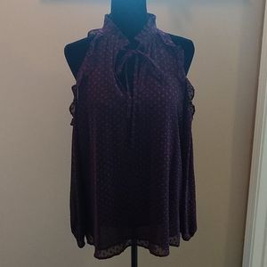 Off the shoulder blouse.